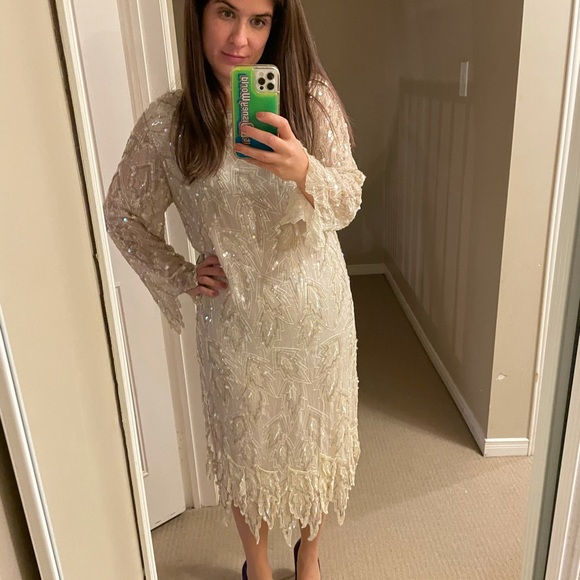 Vintage 80’s sequinned dress - Picture 6 of 7